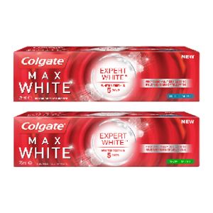 Colgate Max White Expert Cool Mint et Soft Mint