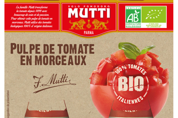 MUTTI : Pulpe de Tomate en Morceaux BIO