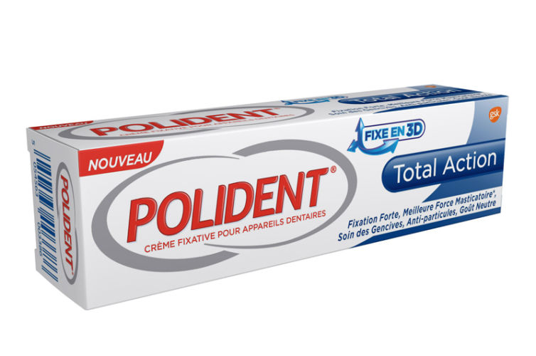 Polident® : Crème Fixative Polident® Total Action