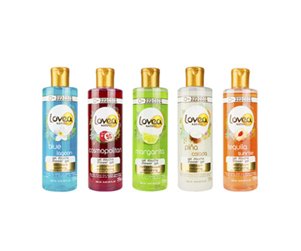 Lovea Nature : Gamme Douches 0% sulfate, silicone, paraben
