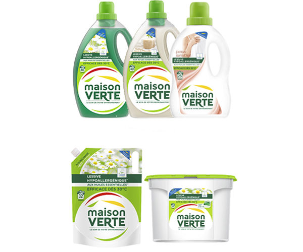 Maison Verte – Gamme Maison Verte Lessive Ecolabel