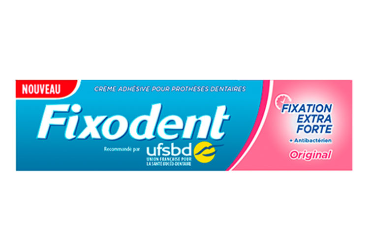 Fixodent : Crème Adhésive pour Prothèses Dentaires