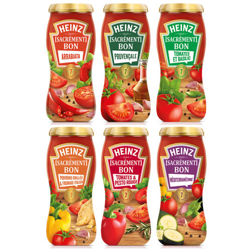 Heinz : Sauces pour Pâtes « Sacrément Bon »