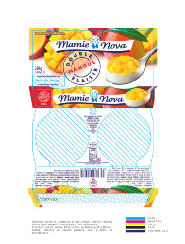 Double Plaisir Mangue - Mamie Nova - 280 g