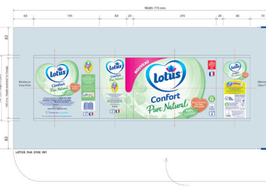 Lotus Confort Pure Natural packaging