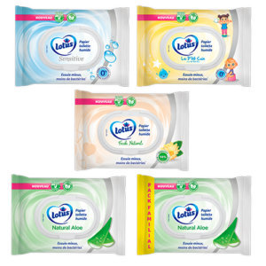 Lotus -Papier toilette humide