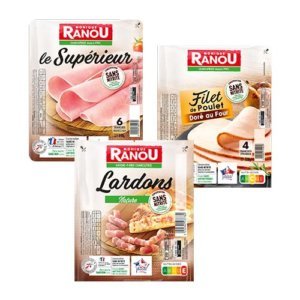 Monique Ranou – Gamme de charcuterie conservation sans nitrite, sans OGM et sans antibiotique